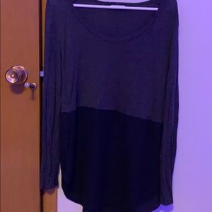 Black and grey top